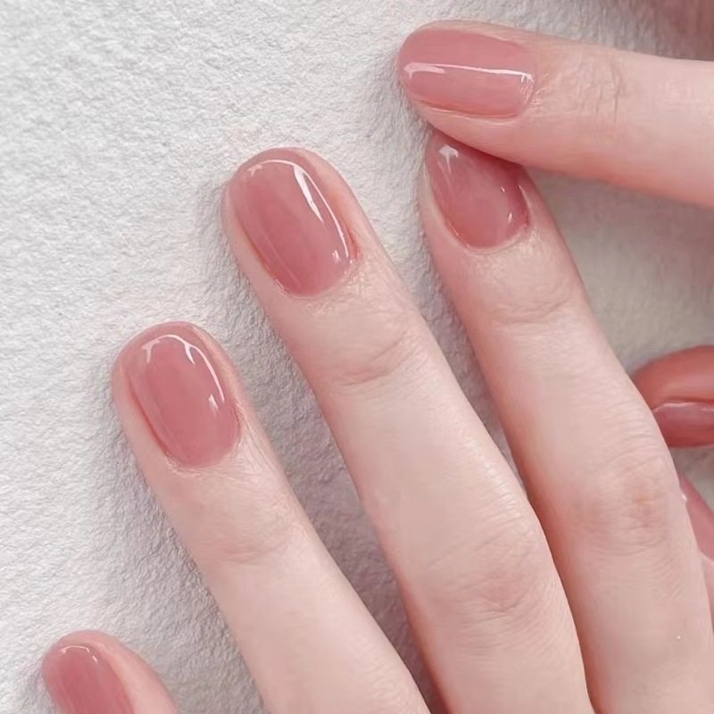 裸色系美甲指甲油免烤快干防水持久不掉色不撕拉2025夏季显白