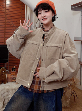 DD STY【冬款上新】小众设计高级感纯色灯芯绒羽绒服 2871