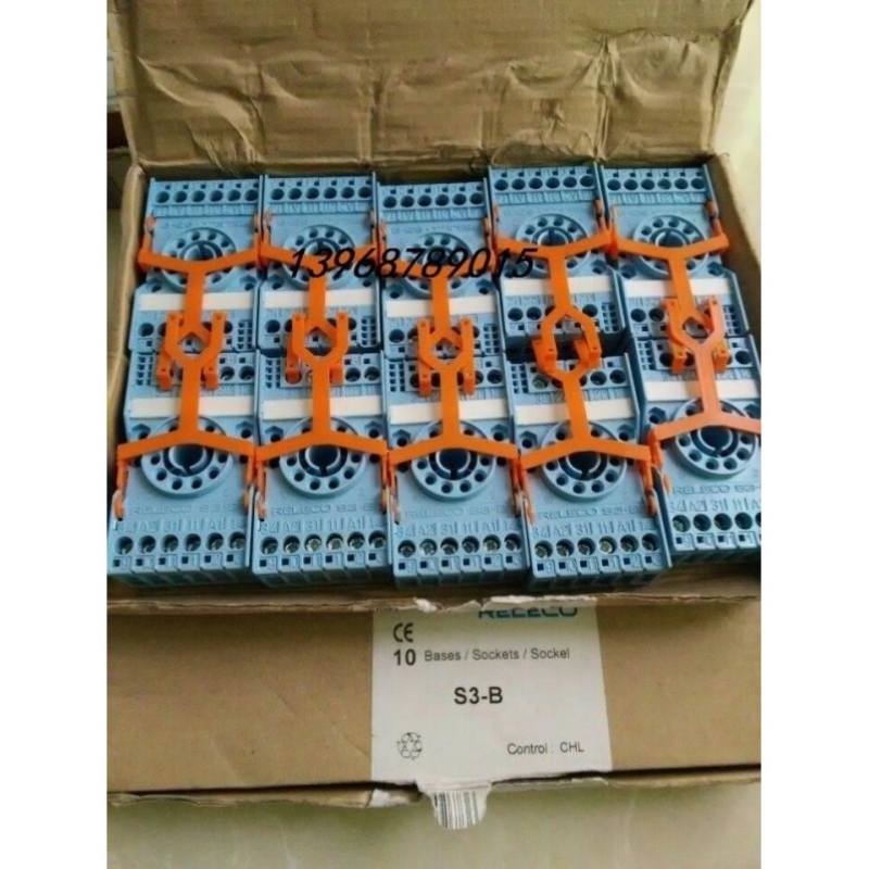 售前询价全新原装RELECO继电器底座S3-B S3-S配C3-A30/X/FX/DX继