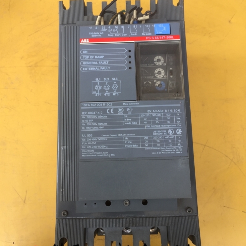 售前询价PS S 85/147-500L 原装拆机ABB软起动器 PSS85/147-500L