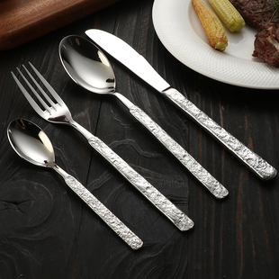 餐具叉子高级叉子牛排叉子钢叉餐具西餐餐具叉子主餐叉叉子高颜值