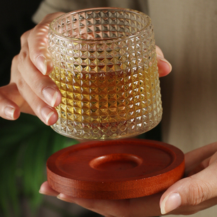 好看的杯子家用喝酒杯子小玻璃杯创意小杯子酒杯高级感玻璃杯精致