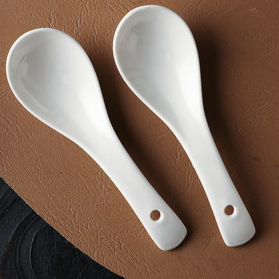 陶瓷勺子瓷勺子汤勺陶瓷小汤匙