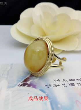 纯银玫瑰黄金活口15s925金欧款