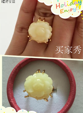 白金长爪随形用于欧式侧开口花朵