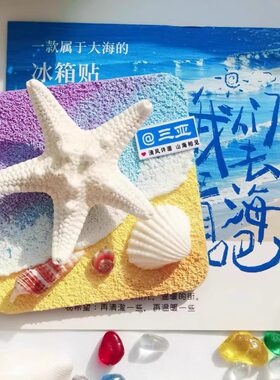 三亚旋转海星冰箱贴夜光海浪