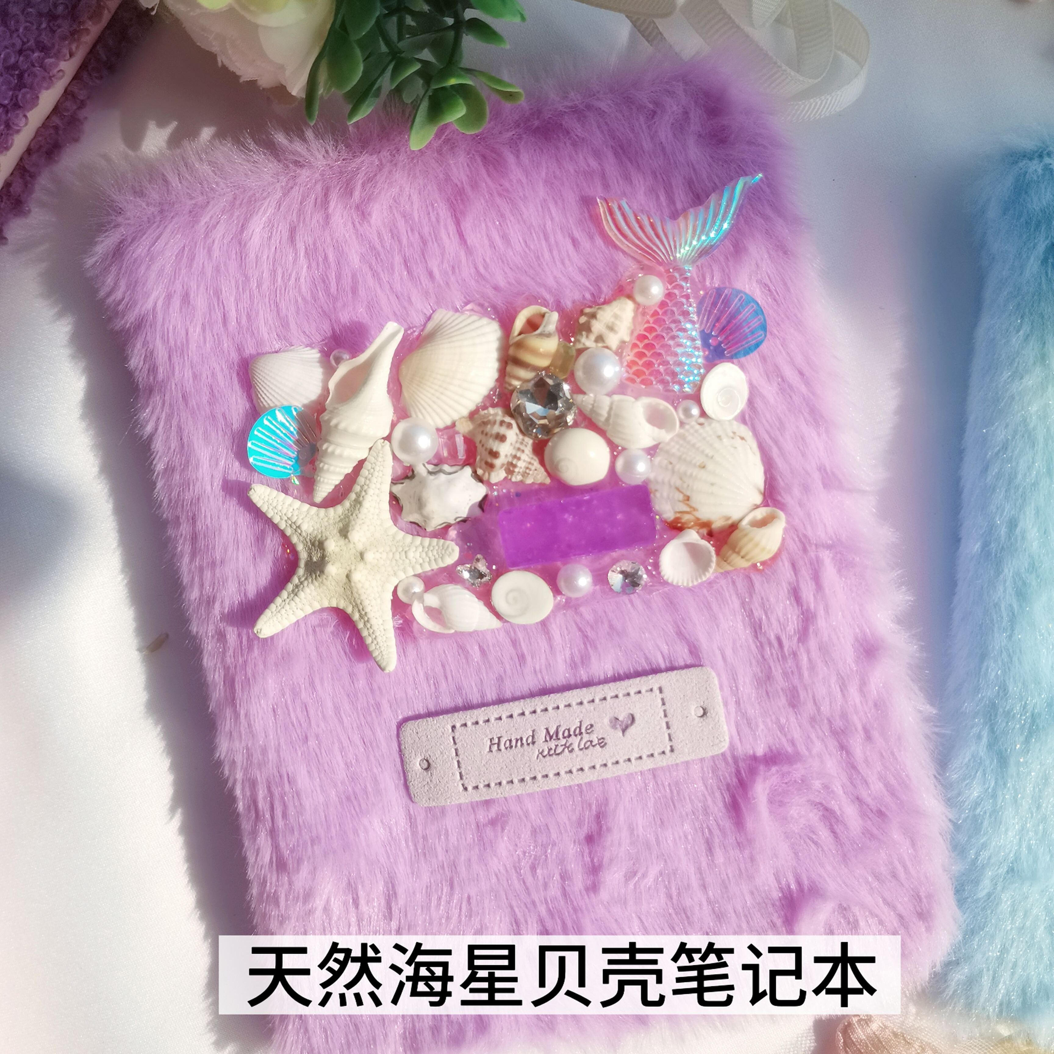 威海秦皇岛青岛贝壳书天然海星贝壳日记本海边旅游纪念品伴手礼
