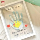 Памятная хваталка для младенца, отпечатки рук и ног, фоторамка, «сделай сам»