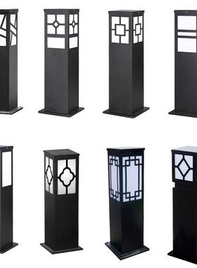 户外太阳能草坪灯花园别墅庭院灯景观路灯现代led防水方形草地灯