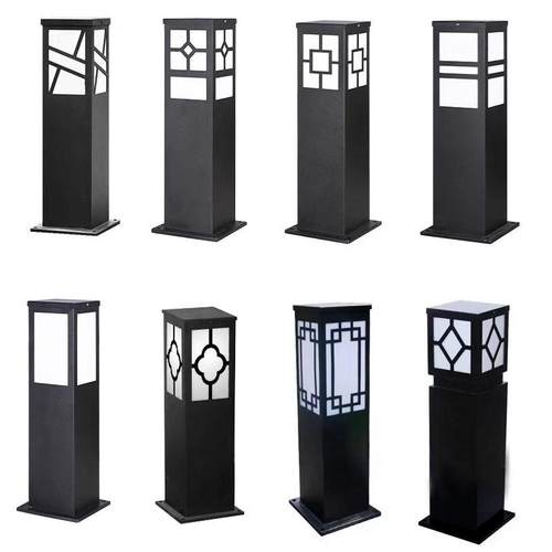 户外太阳能草坪灯花园别墅庭院灯景观路灯现代led防水方形草地灯