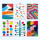 大卫波普手绘香蕉客厅装 饰玄关餐厅酒店油画布喷绘打印自粘画芯