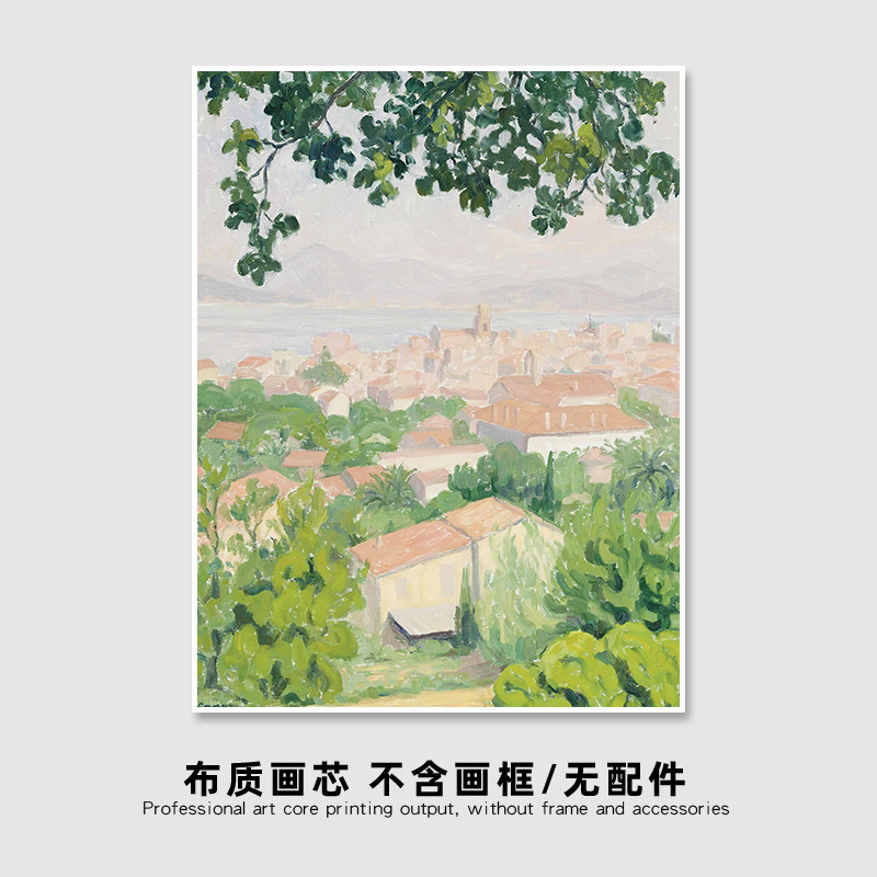 布兰奇·加缪《圣特罗佩湾》印象派 小油画布 定制挂画 打印画芯,家居饰品,现代装饰画,淘宝优惠券,粉丝福利购,淘宝优惠卷