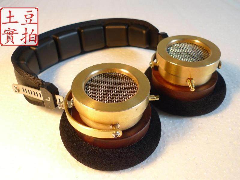 石墨烯1μ50MM单元手工黄铜土豪金头戴发烧耳机｛ED9 ED8 PS1 ｝