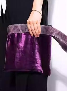 哈伯㊣日本puebco 复古丝绒手拿包随身杂物收纳袋新款户外旅行包