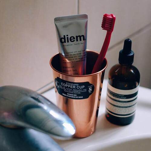 红铜杯puebco现代简约桌面笔筒