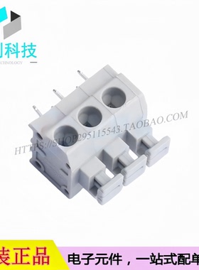 MX235-5.0-03P-GY01-Cu-A 弹簧式接线端子 间距5mm 直插1x3P灰色