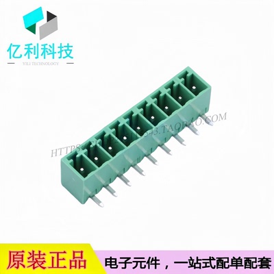 MX15EDGRC-3.81-09P-GN01-Cu-A插拔式接线端子 间距3.81mm 1x9P