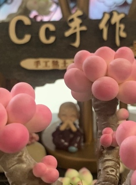 Cc仿真多肉植物成品手工树脂粘土花桃蛋劳尔桌面装饰摆件生日礼物