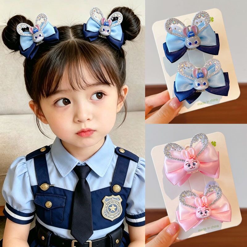 儿童疯狂动物城朱迪兔子警官兔耳发饰