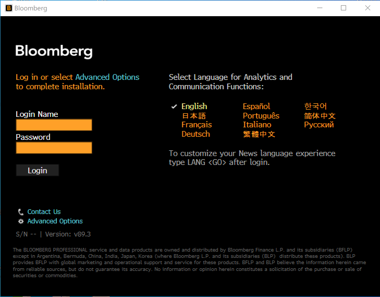 彭博终端Bloomberg终端