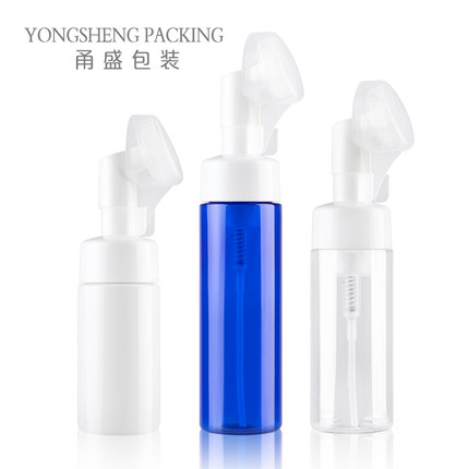 100ml150ml200ml 带刷泡沫瓶 硅胶刷 起泡瓶 打泡瓶 DIY慕斯瓶