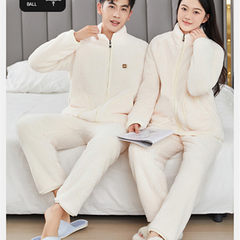 秋冬新款北极绒男女同款家居服  1008