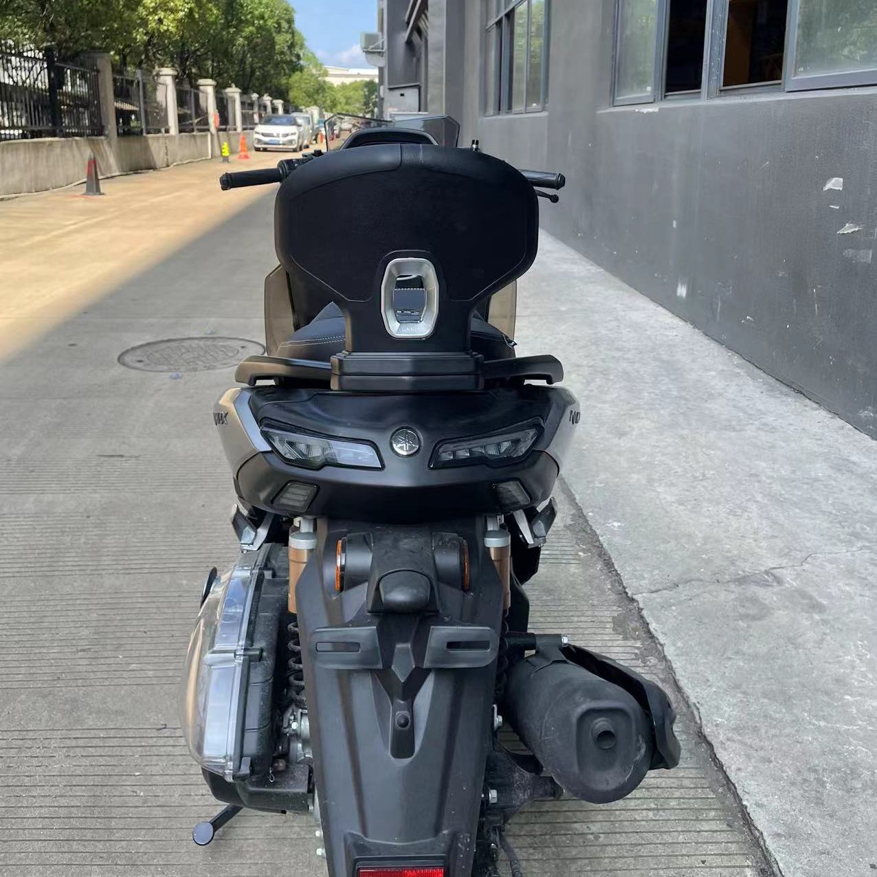 适用于雅马哈 25款NMAX155直上铝合金后靠背靠腰 155PU款改装靠背