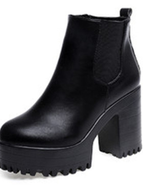 big size women martin shoes winter leather ankle boots 41 42