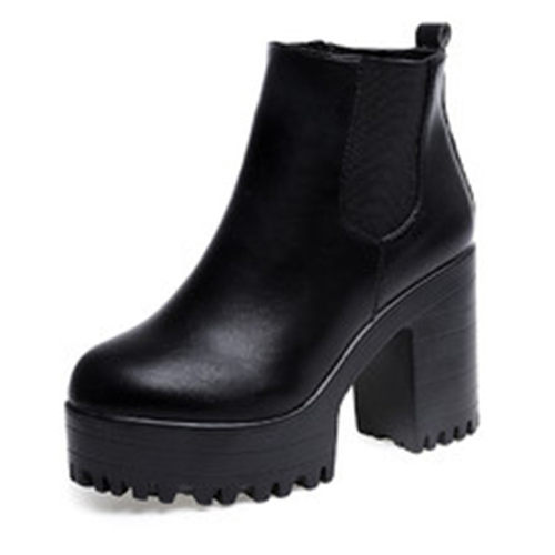 big size women martin shoes winter leather ankle boots 41 42