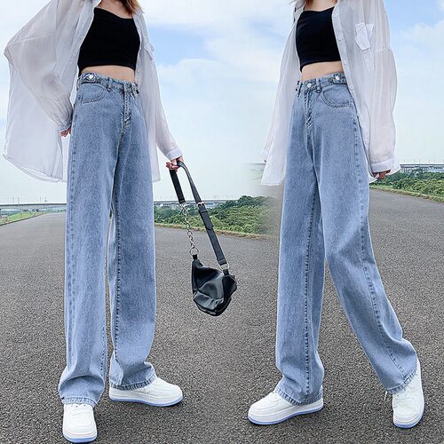 Plus Size Women Denim Jeans Pants Girl Ladies Trousers牛仔裤