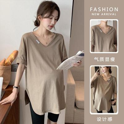 宽松面料简约短袖纯色