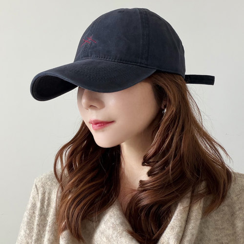 简约软顶棒球帽男女大头围显脸小