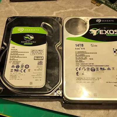 希捷14T企业级氦气硬盘 希捷ST14000NM001G