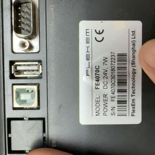 繁易触摸屏 FE4070C，拆机件，实物拍摄。成色还可以