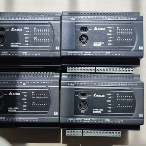 台达PLC DVP24ES200T成色实物图，功能正常，单台