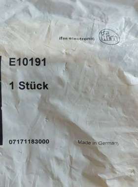 ifm易福门传感器线，型号:E10191，，1个