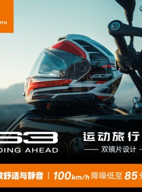 德国Schuberth舒伯特 S3全盔摩托车机车骑行防雾头盔双镜片男女