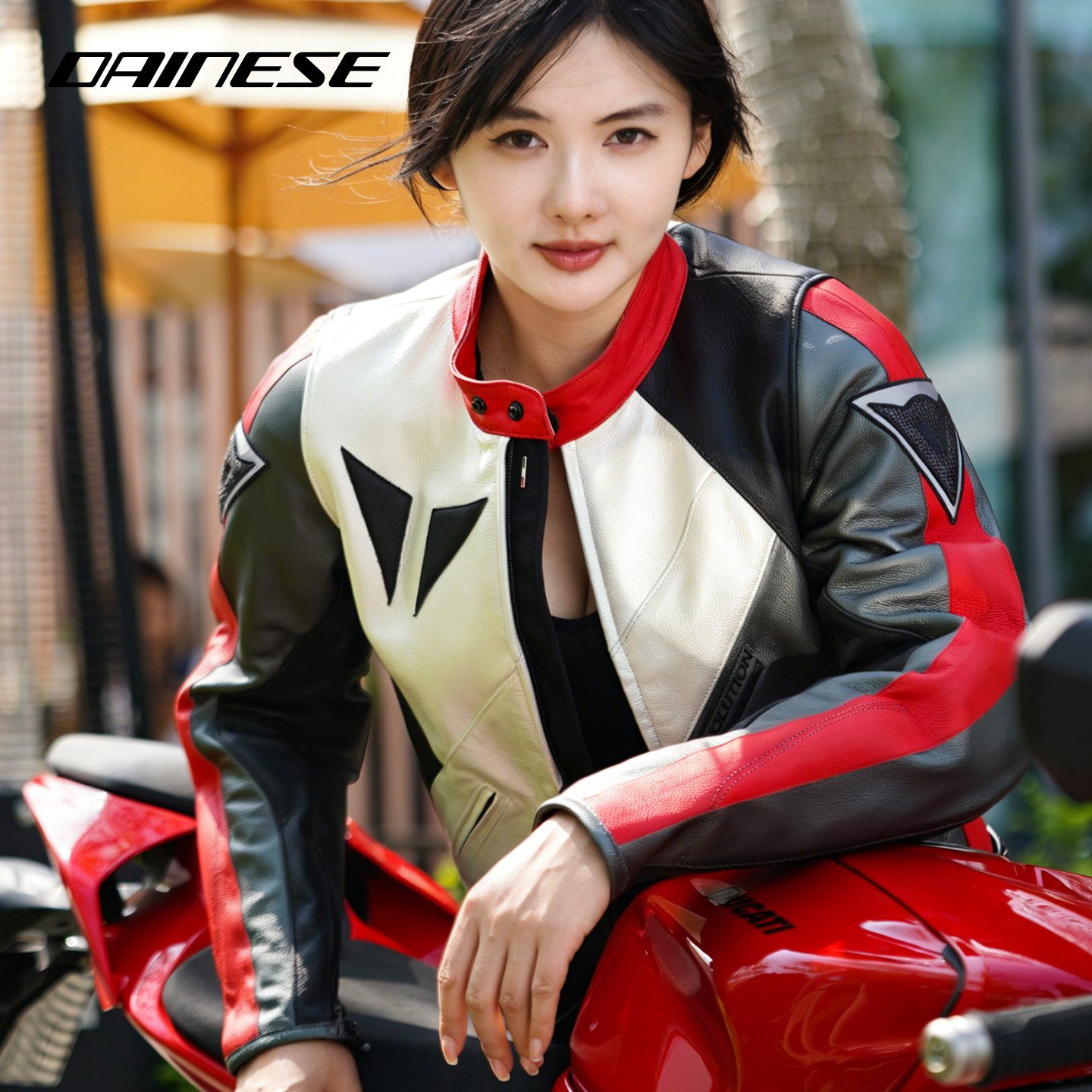 DAINESE/丹尼斯摩托车骑行服烈火战车30周年原版复刻限定机车皮衣