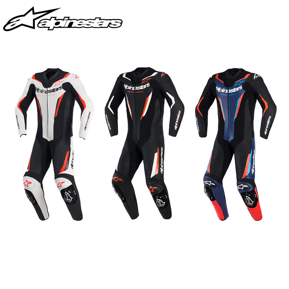 A星alpinestars摩托车连体皮衣GP FORCE V2赛道专业防护骑行服男