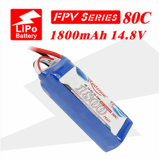 lipo 80C 1800mAh 富力锂电池 Redzone 14.8V