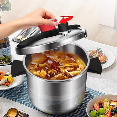 双喜钳夹式高压锅304不锈钢