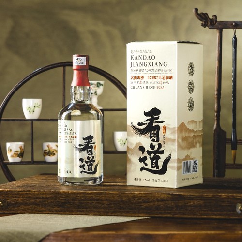 看道 传承1935年份珍藏贵州53度酱香型500ml白酒纯粮坤沙工艺