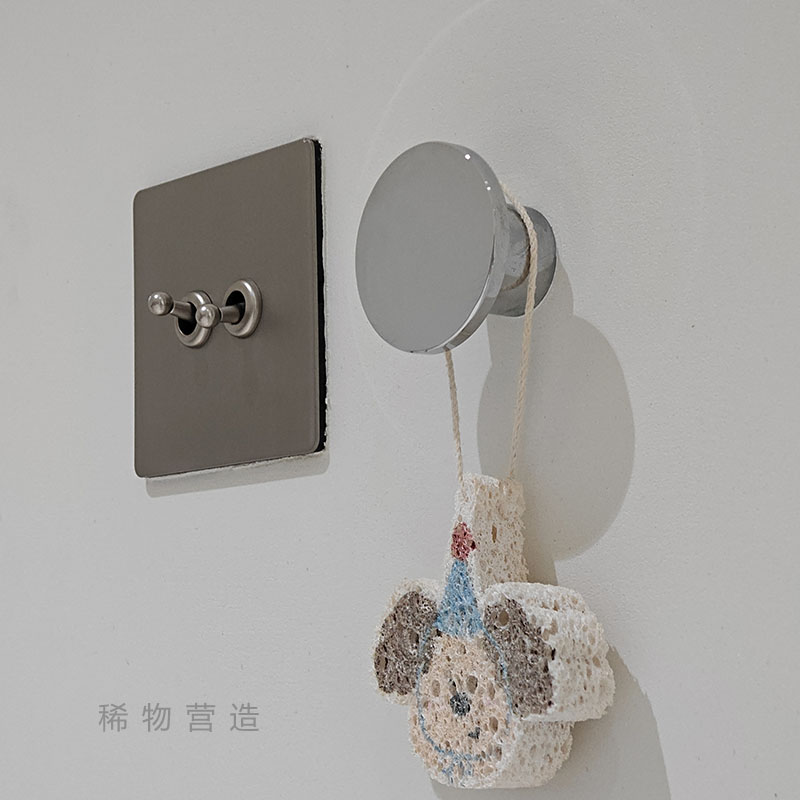 极简全铜挂钩卫生间挂钩衣帽间挂衣钩设计师款浴室挂钩