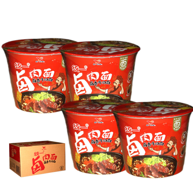 统一来一桶卤香牛肉味方便面桶装图片