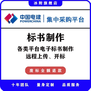 中国电建集中采购平台 电子标书制作，远程上传、开标