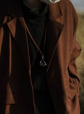 KAZANKOORI牛皮日系复古男女项链