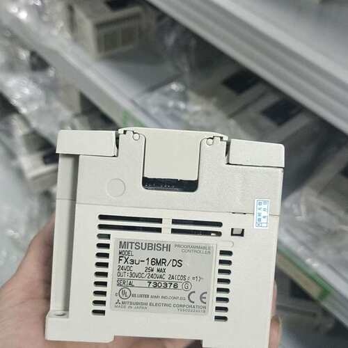 可维修三菱PLC FX3U-16MR/DS，原装拆机件，成色几乎全议价