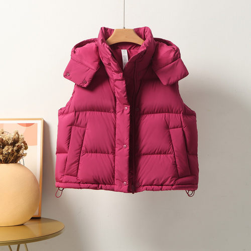 2025秋冬新款韩版宽松连帽羽绒棉