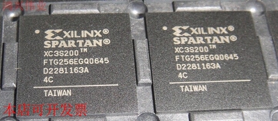 现货全新正品XC3S200-5FTG256C XC3S200-5FT256C嵌入式门阵列FPGA