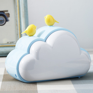 ins爆款摆拍可爱萌系云朵鸟儿充电式小夜灯喂奶灯宝宝入睡小台灯